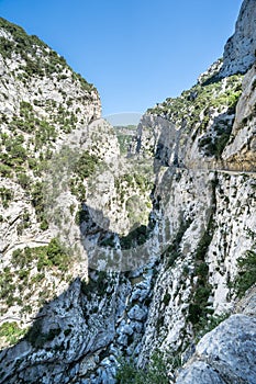 Gorges de Galamus, Languedoc Roussillon, France