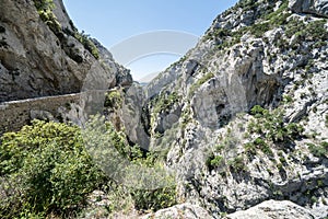 Gorges de Galamus, Languedoc Roussillon, France