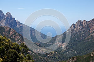Gorges de Spelunca, Evisa, Corsica, France