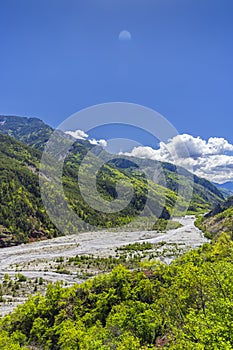 Gorges Du Daluis Regional Nature Reserve, Var river, Alpes-Maritimes, Provence-Alpes-Cote d'Azur, France