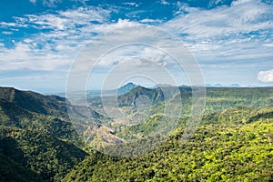 Gorges veiw point Mauritius photo