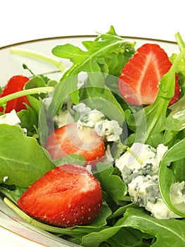 Gorgonzola in salad photo