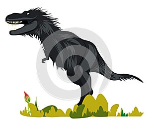 Gorgosaurus, illustration, vector