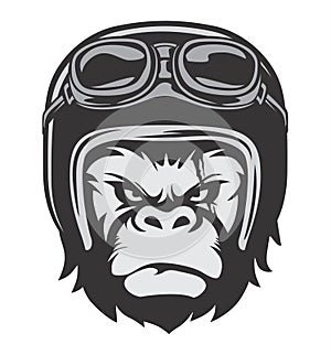 Gorilla Bikers Helmet