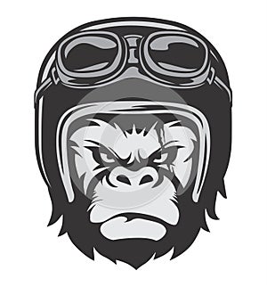 Gorilla Bikers Helmet photo