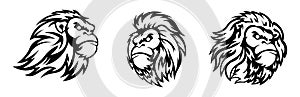 Gorilla head vector, monkey head vector, ape face logo