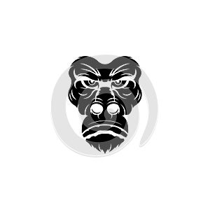 Gorilla mascot sport logo and design