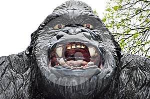 gorilla scary model of