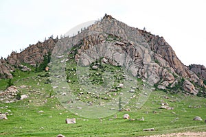 Gorkhi-Terelj National Park at Ulaanbaatar , Mongolia