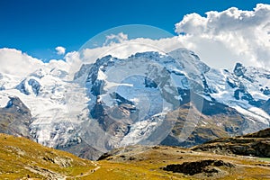 Gornergrat glacier at summer