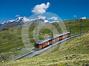 Gornergrat train to Zermatt