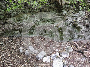 Gornji Milanovac Takovo Serbia mountain Treska remains of mysterious well on top of the mountain