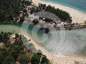 Gosago beach in Lhoknga Indonesia photo