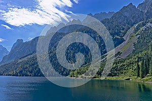 Gosau in Alps, Lake view, Austria, Europe