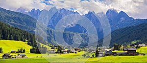 Gosau Panoramic Shot, Dachstein Mountains, Alps, upper Austria