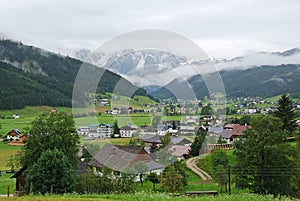 Gosau village in the dell, Austria