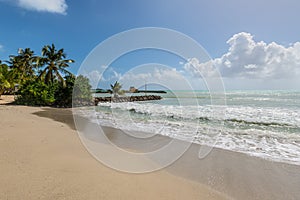 The Gosier in Guadeloupe - paradise tropical beach