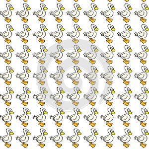 Gosling gift card or cloth, pattern, repeating pattern,