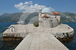 Gospa Od Skprjela and Sveti Djordje islands Montenegro