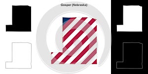 Gosper outline map