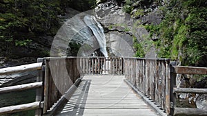 The Gossfalle (waterfall) in the Maltatal, Austria