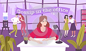 Gossip In Office Composition