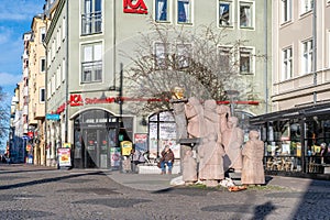 Gossip square in Norrkoping, Sweden