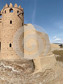 The gosth town of Otrar, the ancient city along the Silk Road in Southern Kazakhstan