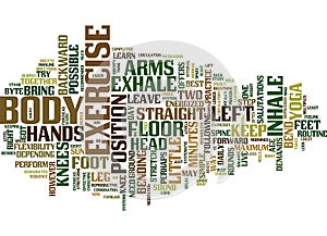 Got Only Minutes To Exercise Then Try This From Yoga Word Cloud Concept