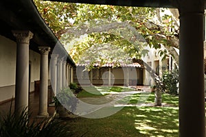 garden of Scripps College in california
