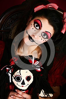Goth Doll Costume Woman