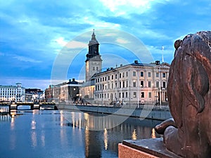 Gothenburg in the Sweden under summer