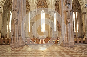 Gothic architecture of Ulm Minster ,Germany.