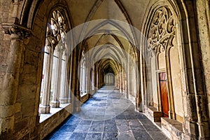 Gothic archway without people