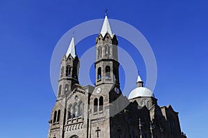 Gothic Basilica of apizaco city, tlaxcala, mexico I