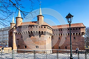 Gothic Bastion, Old town, KrakÃÂ³w, UNESCO, Poland photo