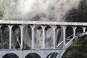 Gothic Bridge on the Pacific Coast