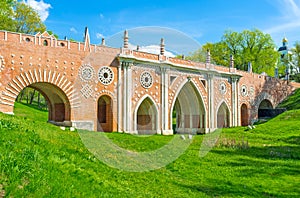 The Gothic Bridge in Tsaritsyno