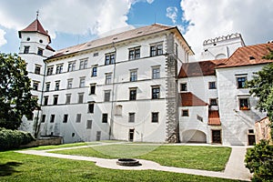 Gothic castle of Jindrichuv Hradec, Czech republic