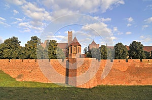 Gothic castle in Malbork, Poland