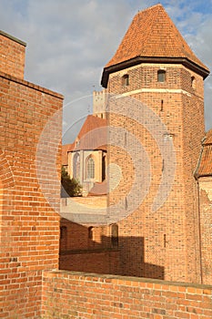 Gothic castle in Malbork, Poland