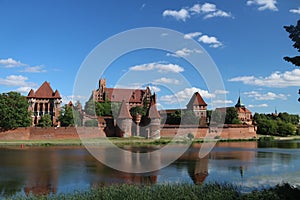 Gothic castle in Malbork, Poland