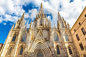 Gothic Cathedral - Barcelona, Catalonia, Spain