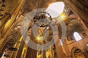 Gothic cathedral, Barcelona-Spain