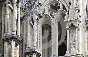 Gothic cathedral detail