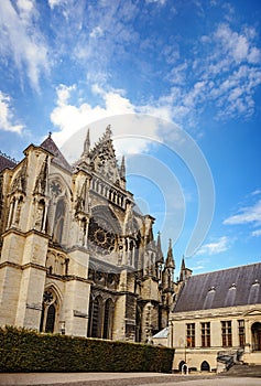 Gothic cathedral at Reims