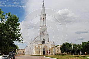 A gothic cathedral of a small town