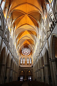 Gothic cathedral in Truro,UK