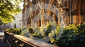 Gothic Cathedrals Stone Gargoyles: Intricate Architectural Details