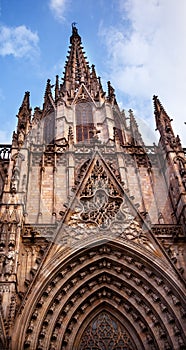 Gothic Catholic Barcelona Cathedral Catalonia Spain